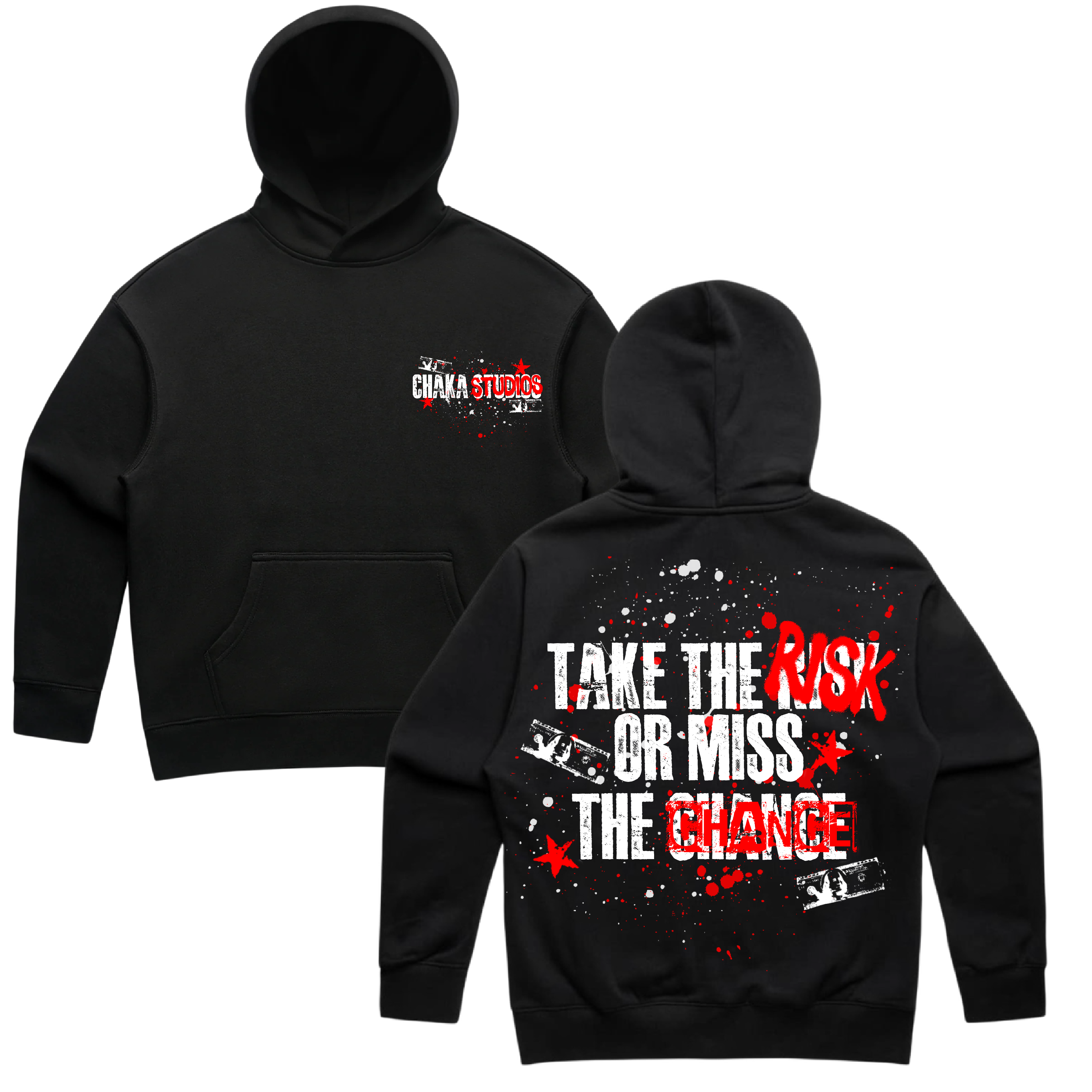 Chaka Risk Taking Hoodie (Black)
